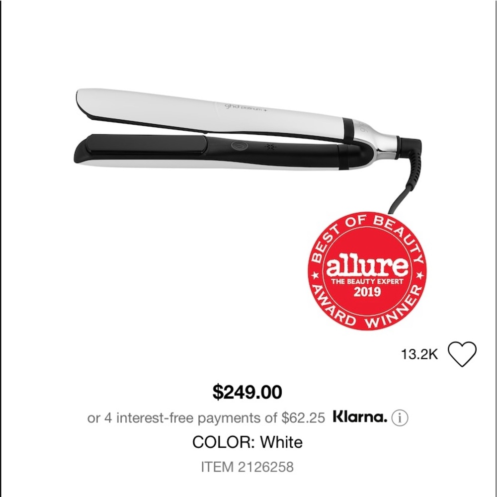 Ghd Platinum+ Professional Performance 1" Styler